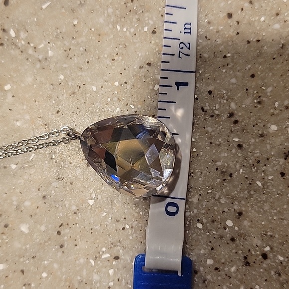 Swarovski Pink Tint Crystal Necklace - Picture 9 of 11